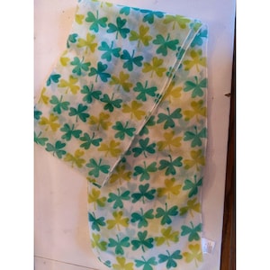 Shamrock Scarf Lightweight 100% Polyester IRISH PRIDE 62&quot; x 8&quot;