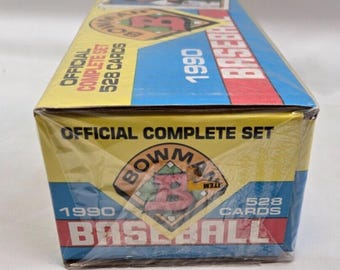 1990 BOWMAN Baseball Sealed FACTORY SET 1 - 528 - Etsy