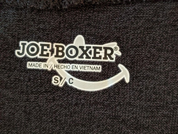 Joe Boxer Full Zip Sweatshirt Black with Pony log… - image 3