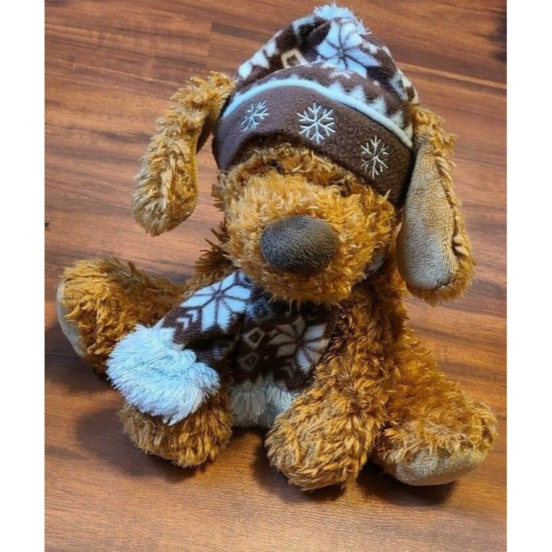 Hugfun International Brown Teddy Bear Peluche con bufanda y