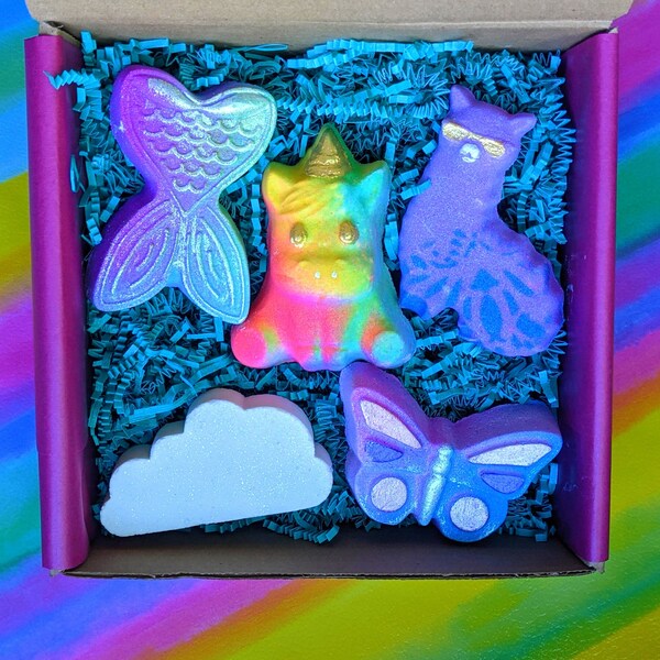 They're Back! Bath Bombs for Girls, Gifts for Girls, Big Sister Gift, Easter Basket Stuffers for Girls, Stocking Stuffers for Girls