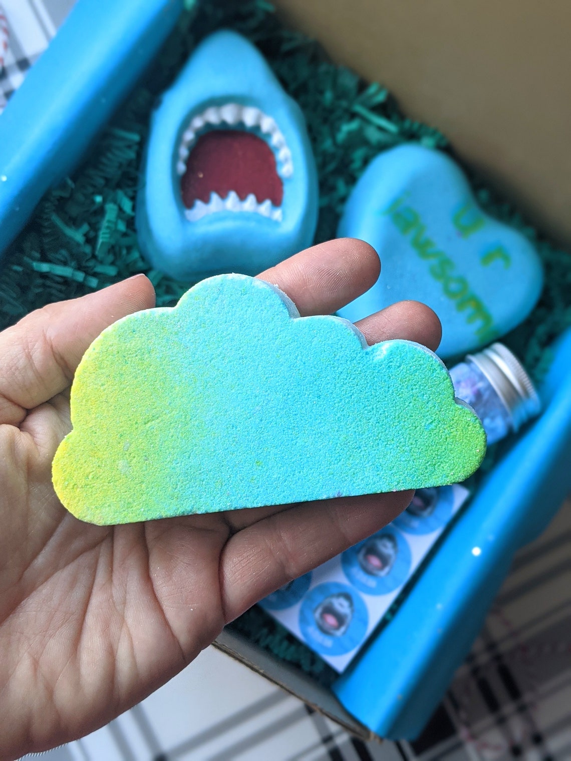 Cloud Bath Bomb Rainbow Bath Bomb for Kids Surprise Colors | Etsy