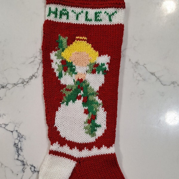 Knit Christmas Stocking Pattern - Etsy