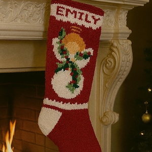 PATTERN ONLY Angel Christmas Stocking
