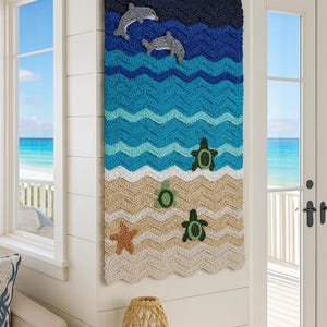 PATTERN ONLY Sea Turtle baby blanket