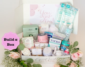 Build a Luxury Postpartum Care Package | Baby Shower Gift | New Mom Gift Box | Pregnancy Gift Basket | Gifts for Expecting New Moms