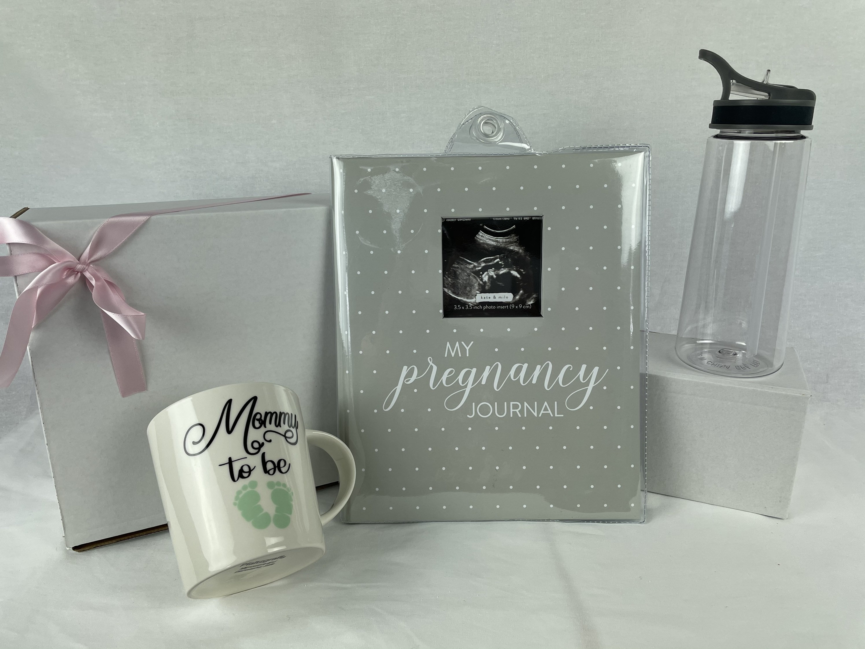 NEW MOM GIFT BOX - GIFT IDEA - PREGNANCY GIFT SET — White Confetti Box