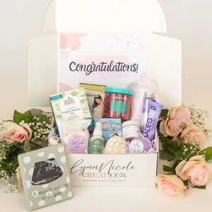 Build a Pregnancy Gift Box | New Mom Gift Basket | Expecting Mom Care Package for her | First Trimester | First time Mom | Morning Sickness