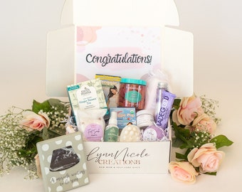 Build a Pregnancy Gift Box | New Mom Gift Basket | Expecting Mom Care Package for her | First Trimester | First time Mom | Morning Sickness