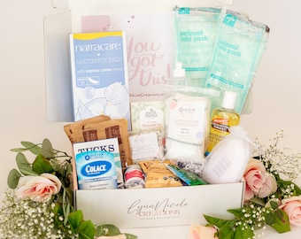 Ultimate Postpartum Care Package, Pregnancy Care Package, Baby Shower Gift, Gift for her, New mom, Pregnancy Gifts