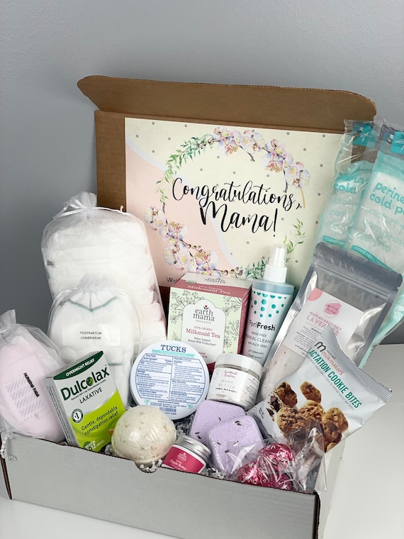 New Mom Care Package, Pregnancy Gift Box, Baby Shower Gift, 1st