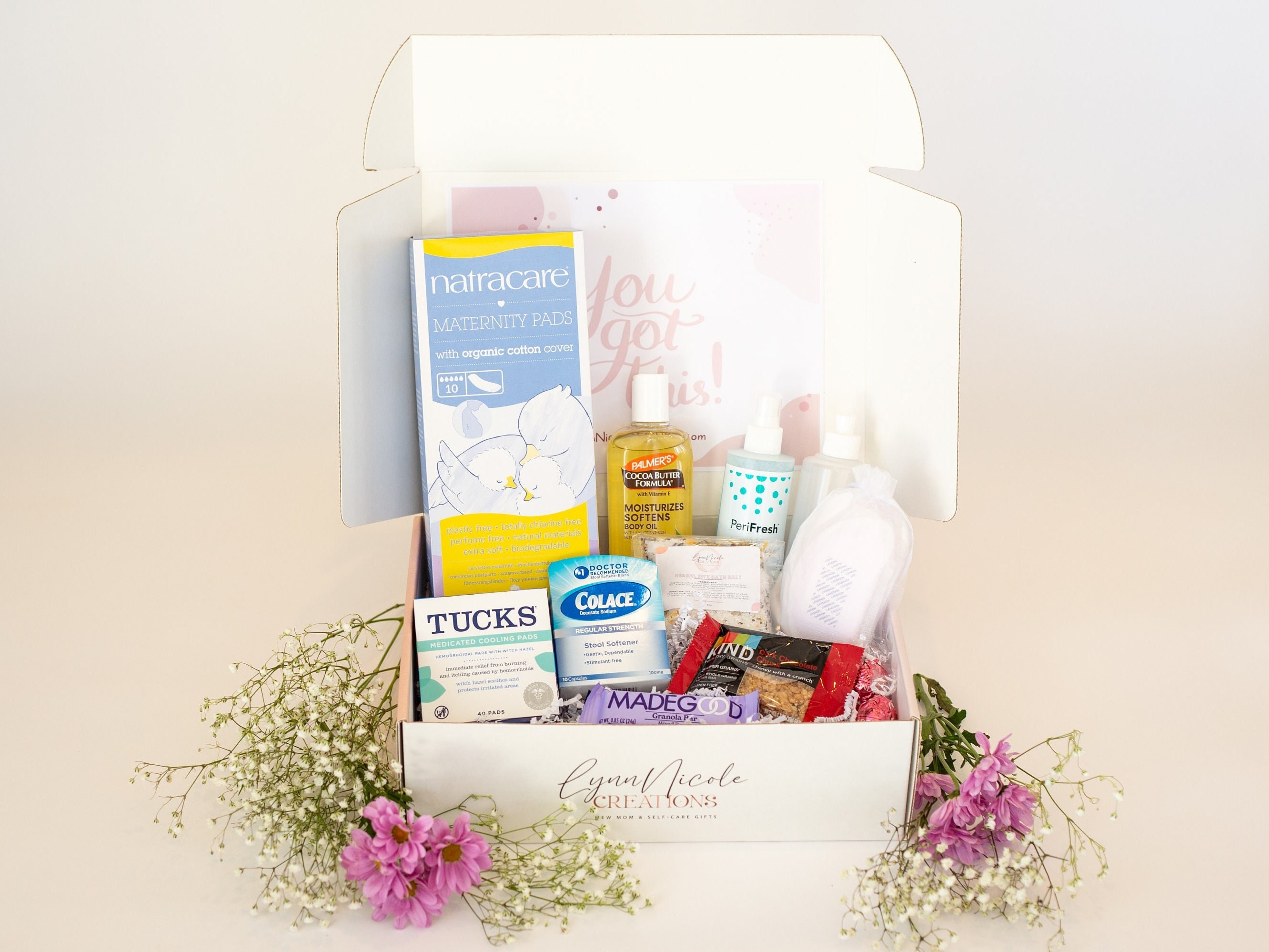 Creating a New Mom Care Package - Gift Baskets with Everything She Needs -  Just Simply Mom