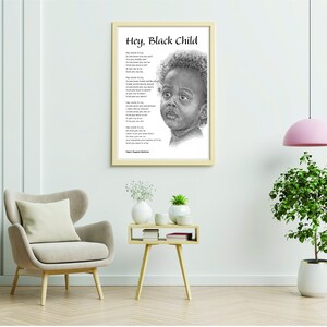 HEY BLACK CHILD, Black African-american Inspirational Poem for Child ...