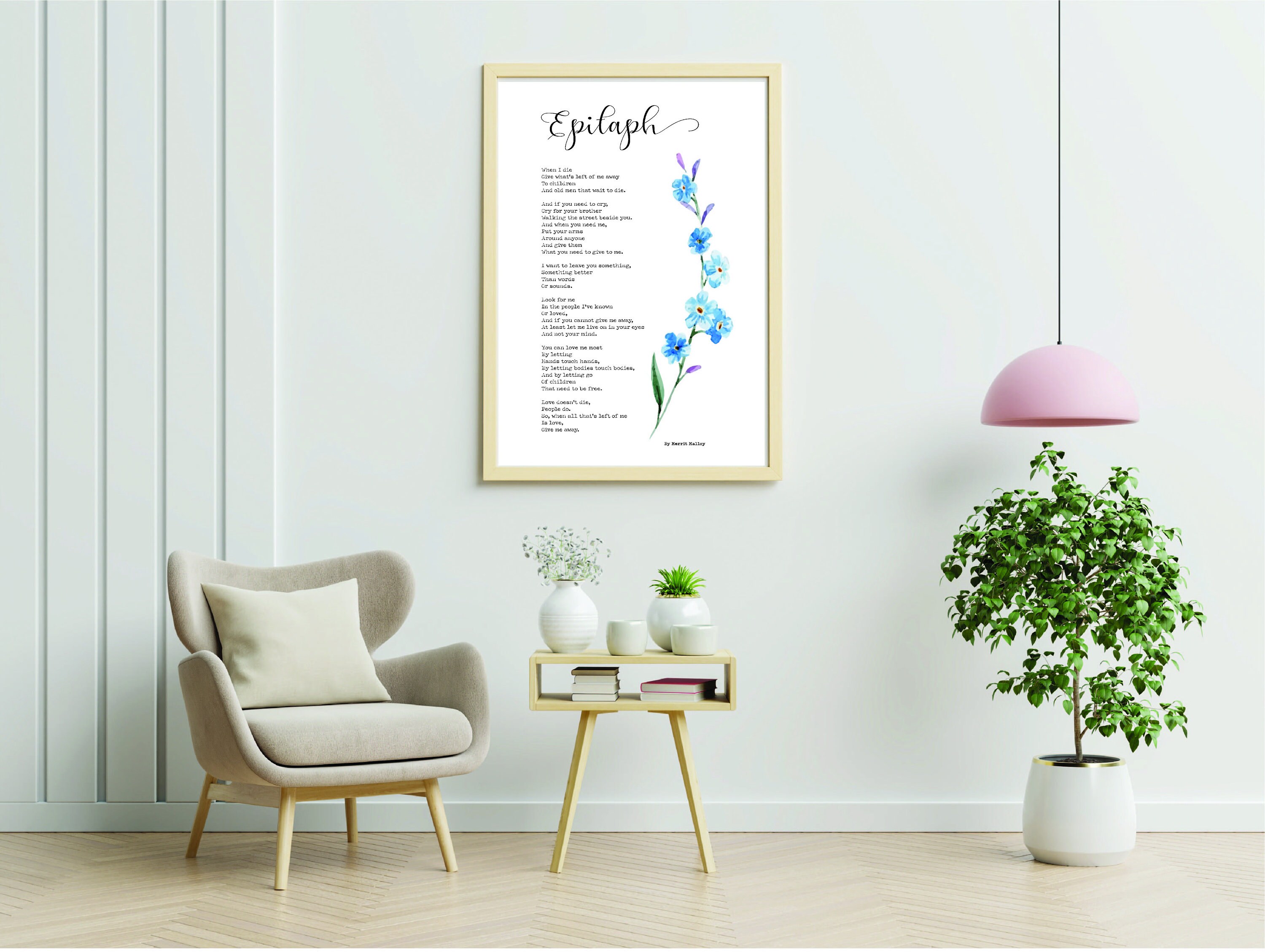 NCIS Poem on Death Epitaph Poem by Merrit Malloy When I - Etsy