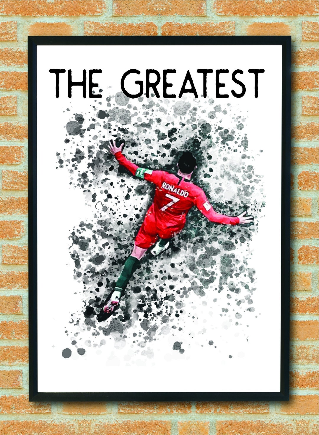 Cristiano Ronaldo Soccer DIGITAL Printable Poster Football - Etsy