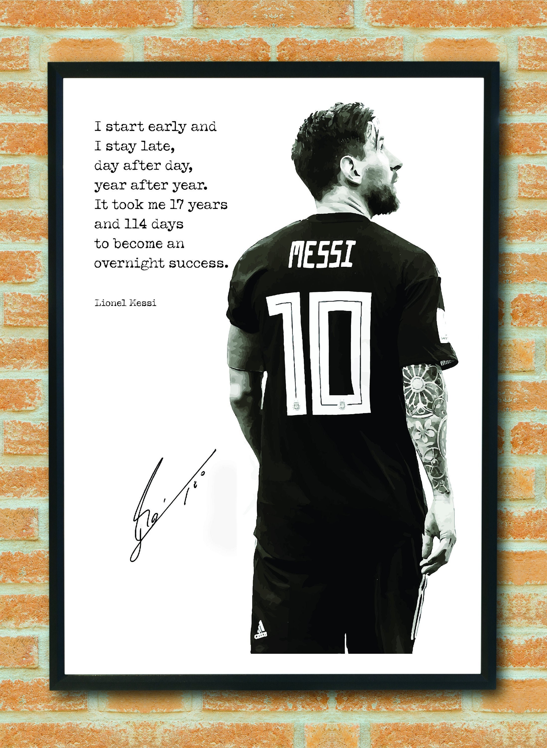 inspirational soccer quotes messi