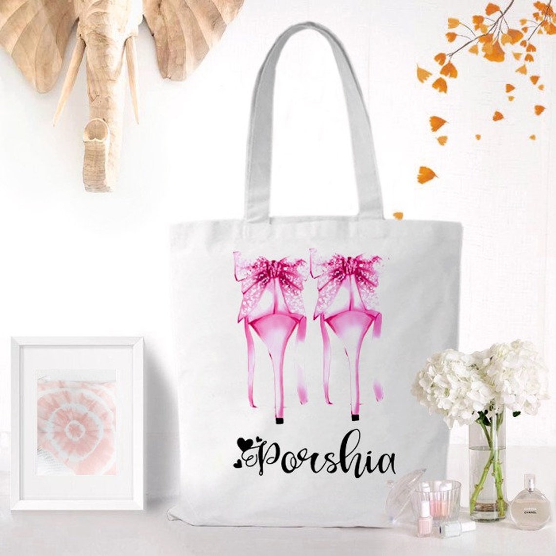 Personalised Tote Bag. Name Tote Bag. Custom Tote Bag.Cotton Etsy