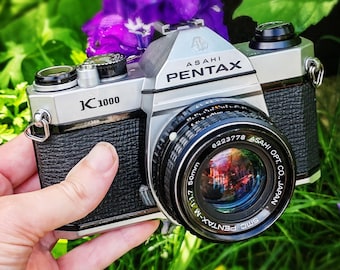 ヴィンテージ ペンタックス K1000 35 mm フィルムカメラ（50 mm f/2.0