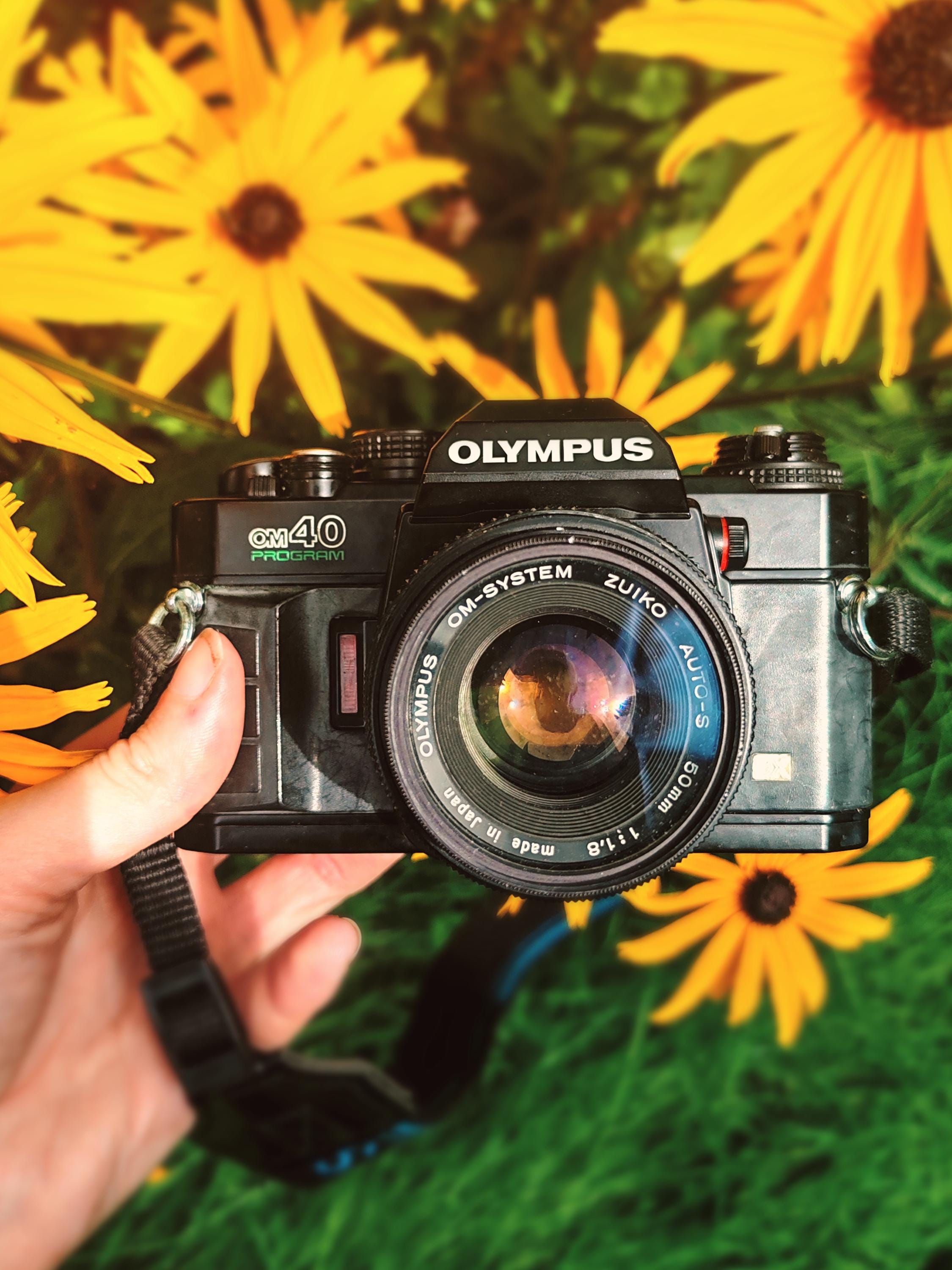 オリンパス OM-40 プログラム35mmフィルムカメラ（50mm f1.8 Zuiko 