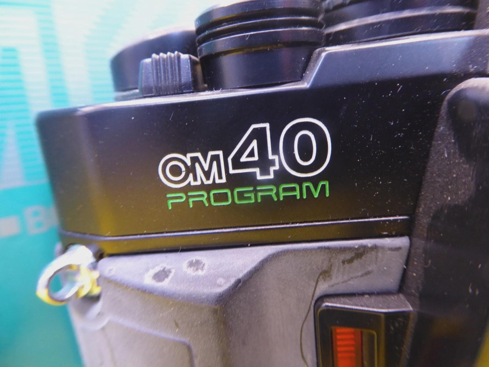 Olympus OM-40 Program 35mm Film Camera W/ 50mm F1.8 Zuiko Lens
