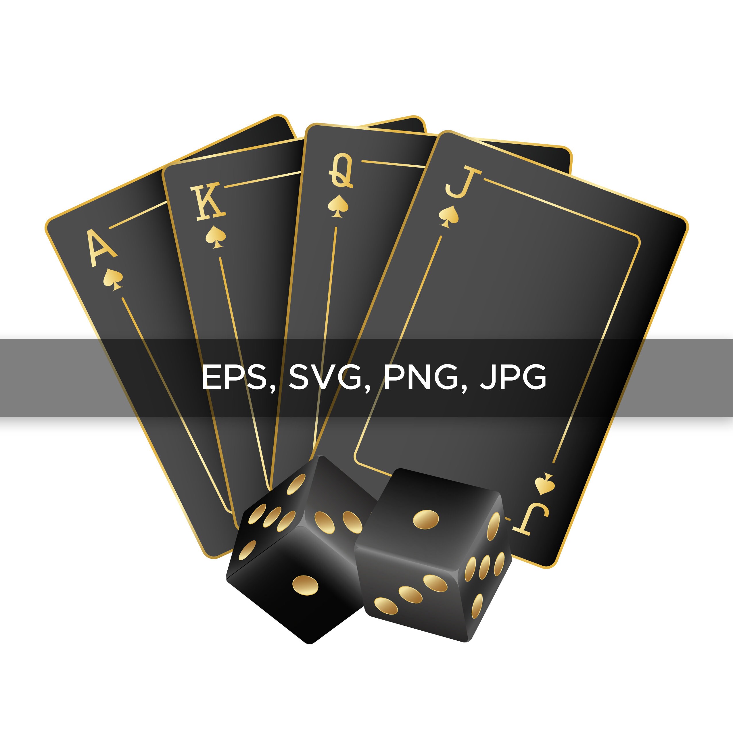 Prada Playing Cards - Black - PRA80692