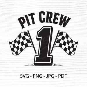 Pit Crew Birthday SVG, Race Car 1st Birthday Shirt Design, First Birthday Boy Racing Theme, Pit Crew One