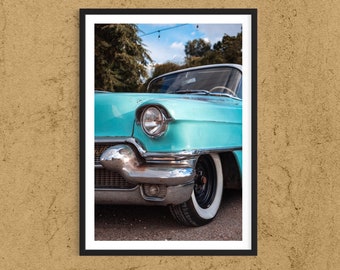 1950s American Chevrolet Classic Car - Fine Art Print