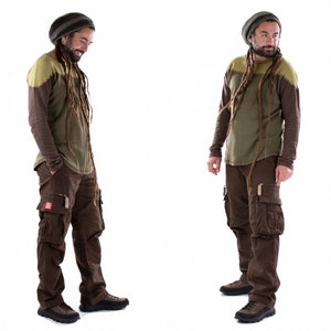 Brown Cargo Combat Trousers