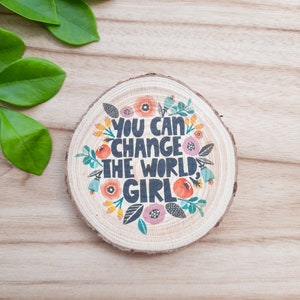 Magnet, Inspirational Magnets, Inspirational Quotes, Encouraging Gifts, Fridge Magnets Boho, Encouraging Quotes, Wooden Magnets, gift idea