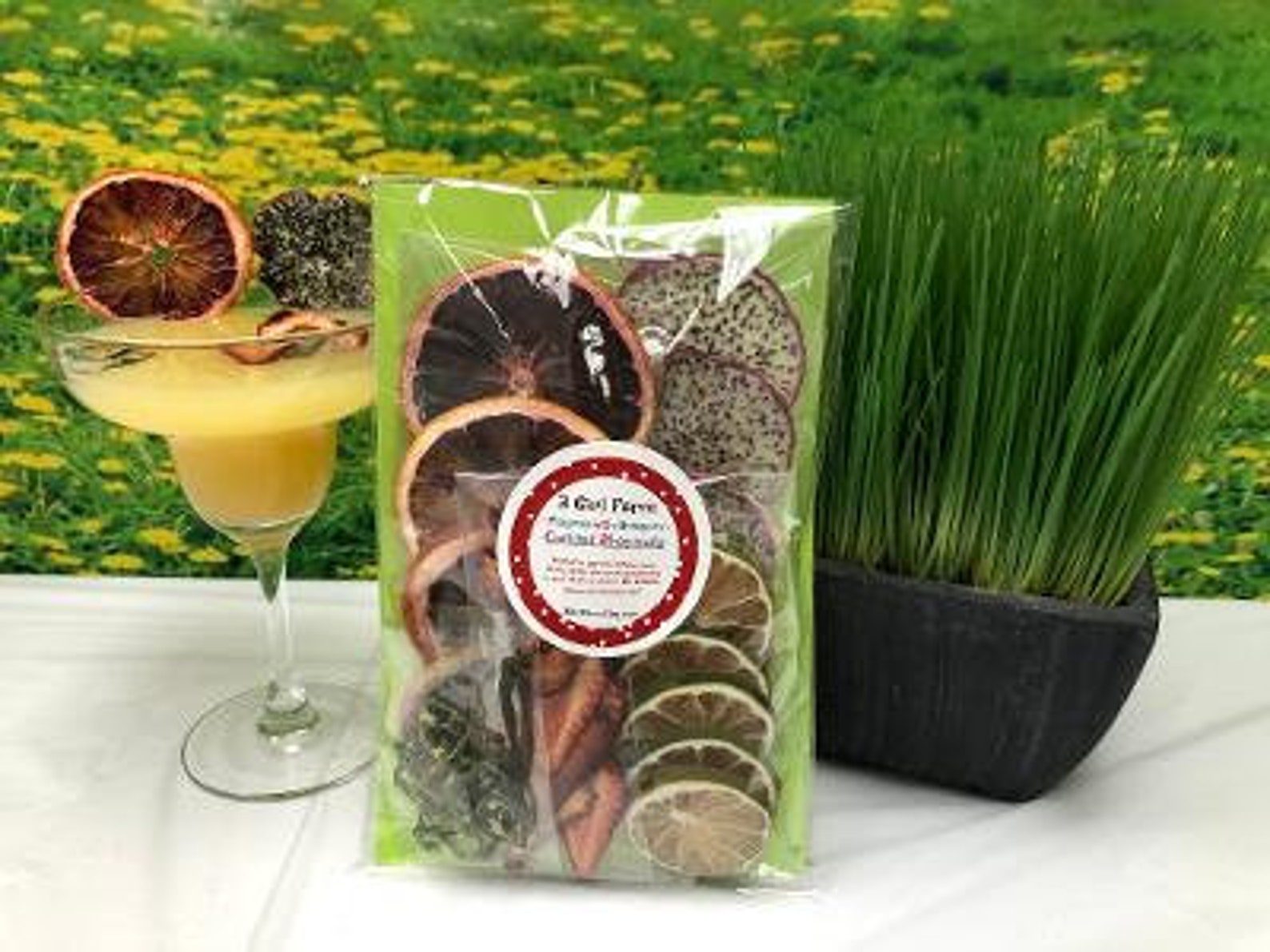 25 Piece Dried Fruit Cocktail Garnish Dragon Fruit Blood Etsy