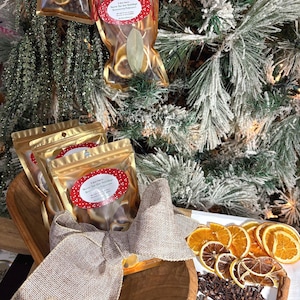Holiday Simmer Potpourri Kit: Dried Oranges, Lemons & Spices