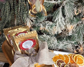 Holiday Simmer Potpourri Kit: Dried Oranges, Lemons & Spices