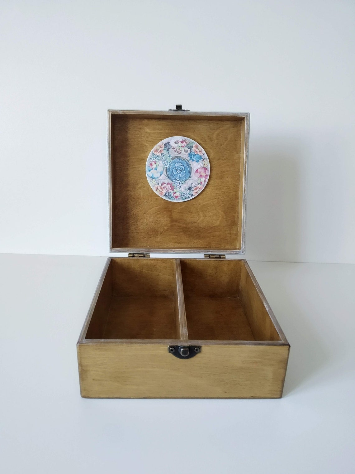 Wooden Tea Boxbox Holder for Teatea Bag Storage Boxtea Bag Etsy