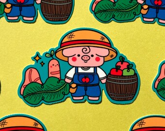 Chon-Chon the Lechon | Filipino Sticker | Glossy Sticker | Water-resistant