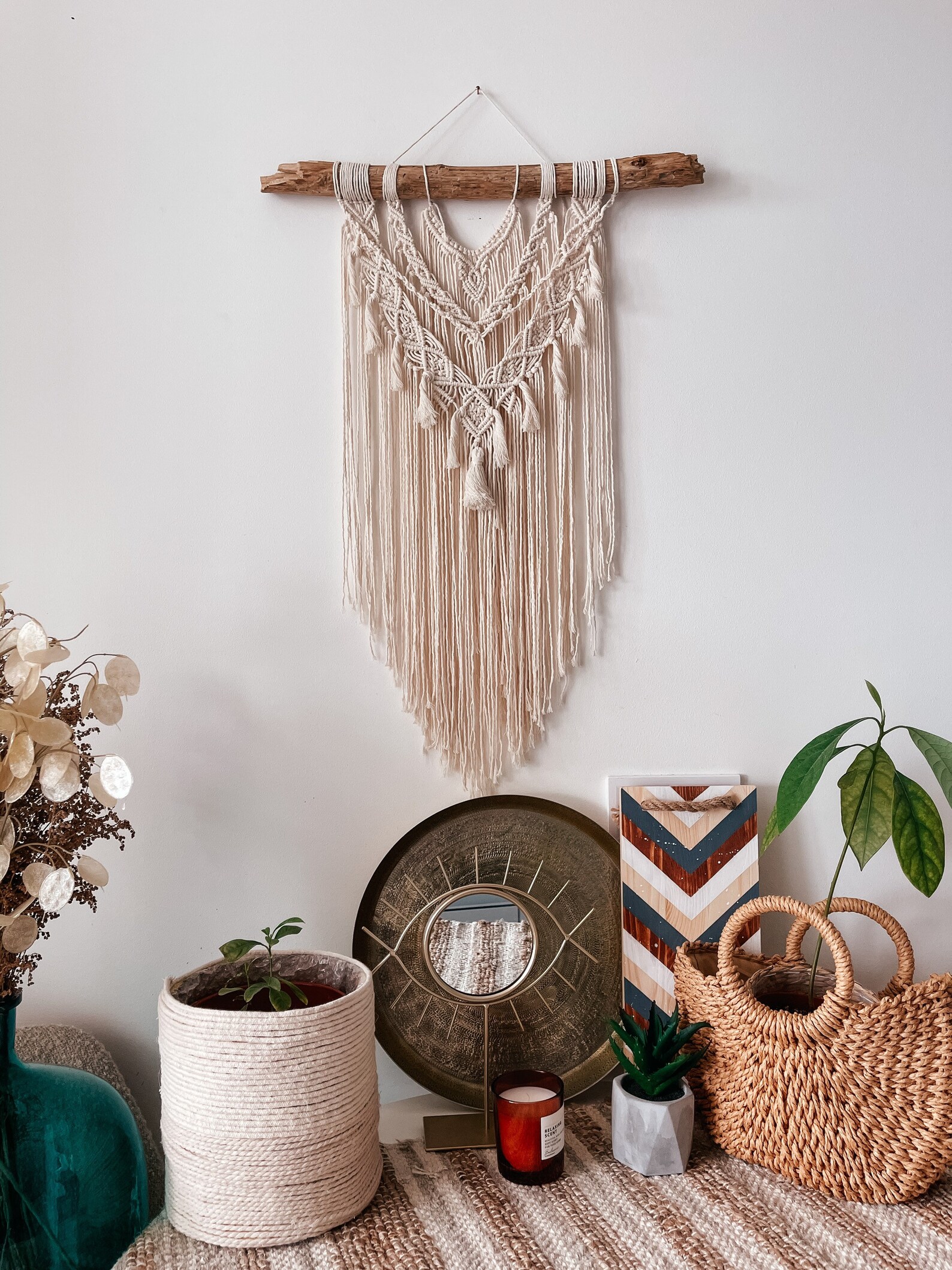 Bohemian style macrame Etsy