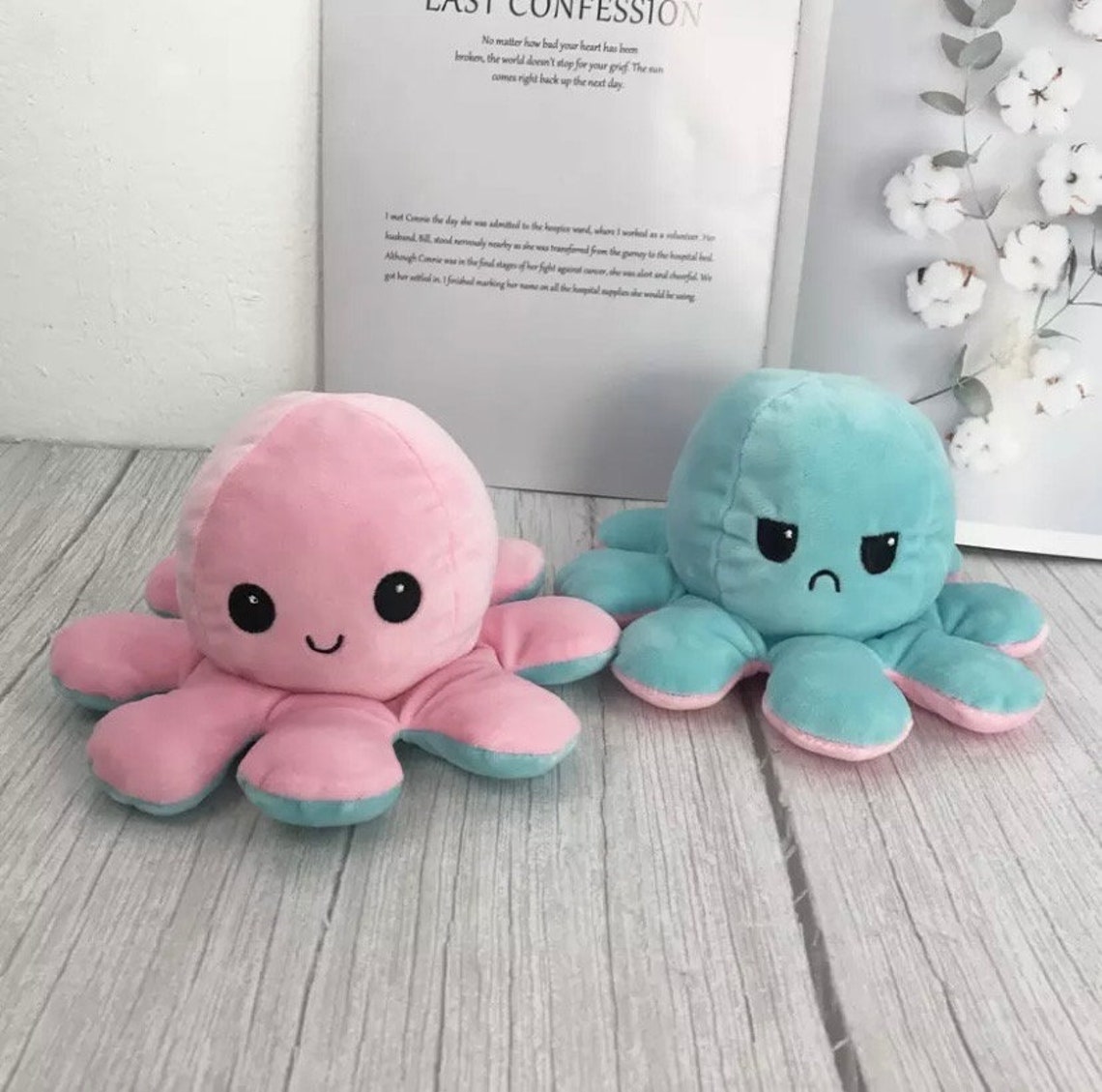Mood Octopus Octopus Flip Toy Reversible Octopus Toy UK | Etsy