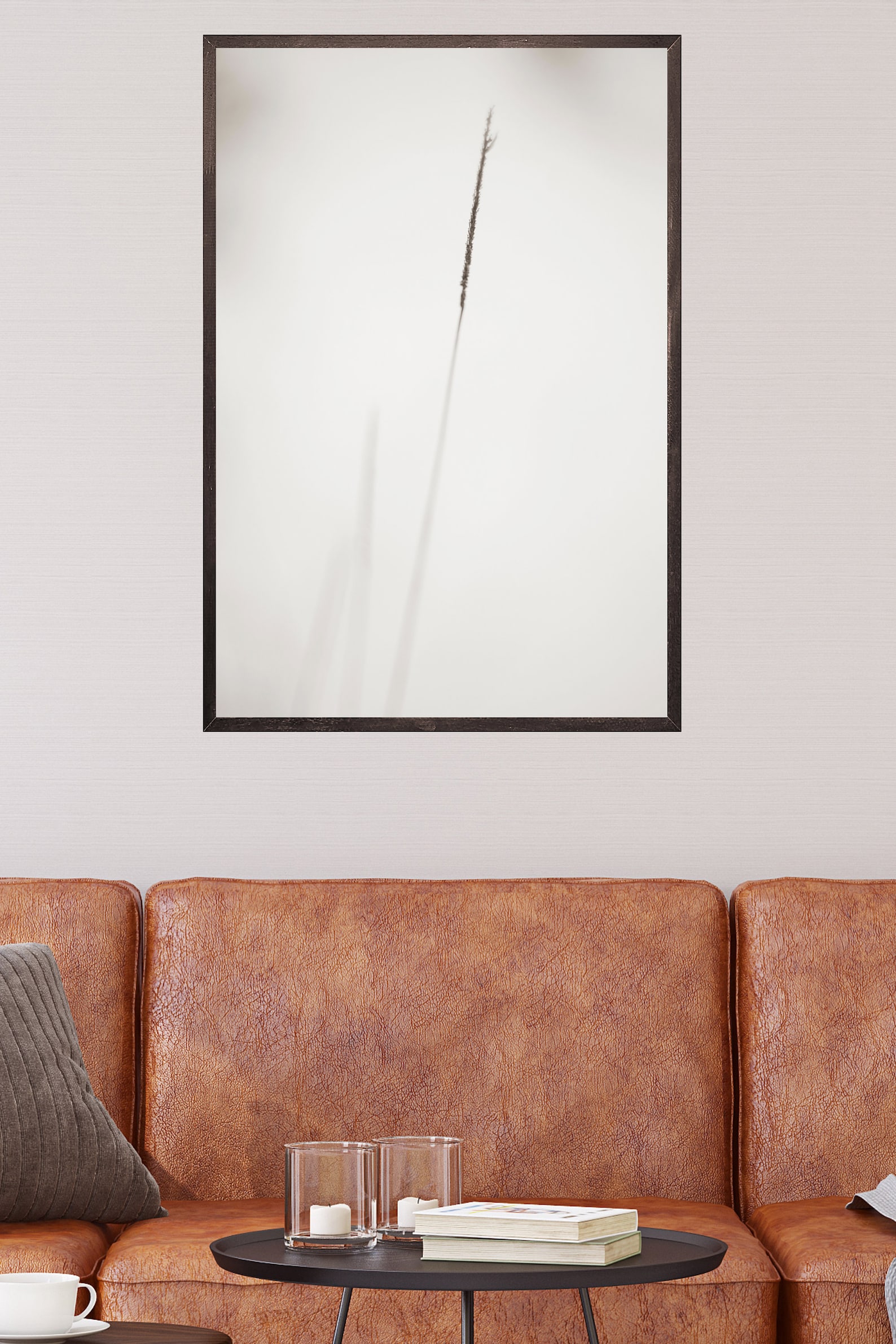 Digital Download Minimalist sepia wall art Botanical Etsy