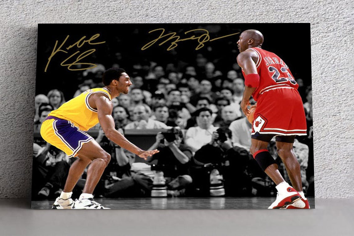 Kobe Bryant 'Signature' Poster Canvas Banner Etsy