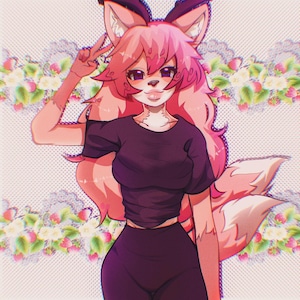 I will draw your fursona/furry/anthro in my art style (Digital Art Commission)
