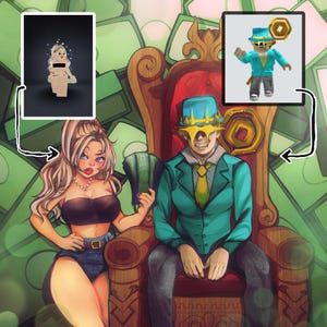 Encargos de arte digital de Roblox / ¡Dibujaré tu personaje de Roblox en mi estilo!