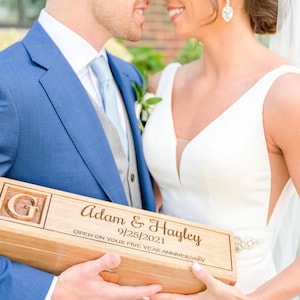 Personalized Anniversary Wine Box