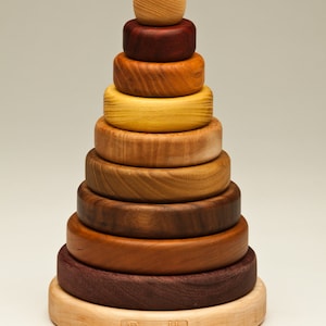 Wooden Stacking Rings