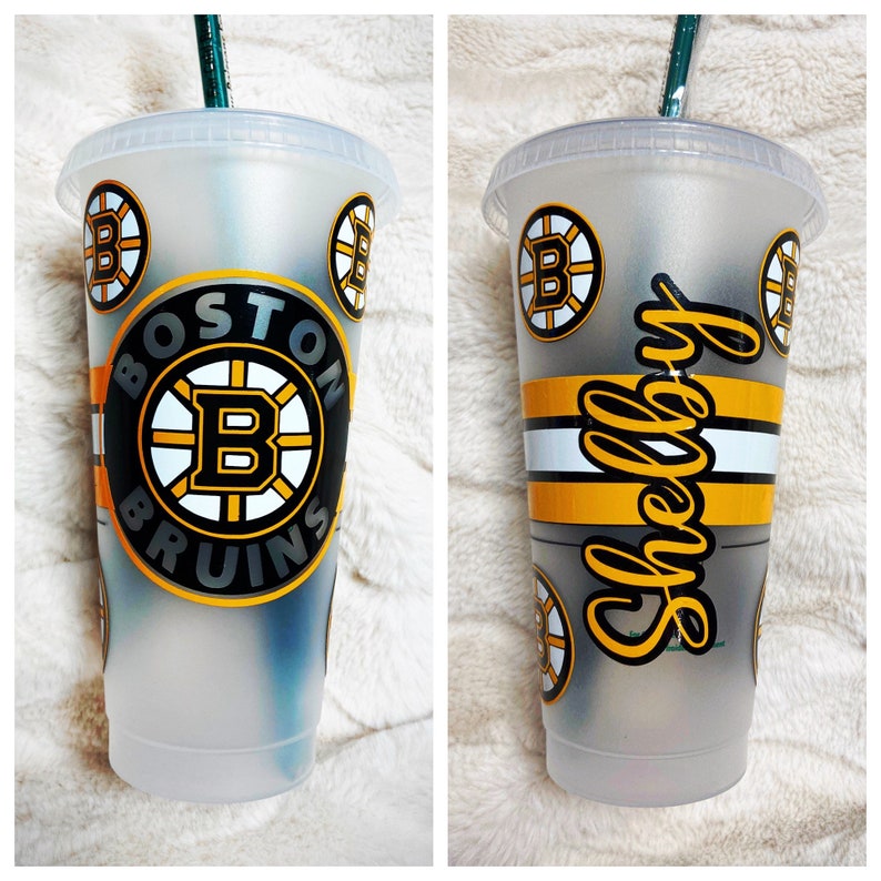 Personalized Sports Team Starbucks Cup Hockey Fan Les Canadiens I Boston Bruins Pittsburgh Penguins Personalized Gifts Hockey Cup image 5