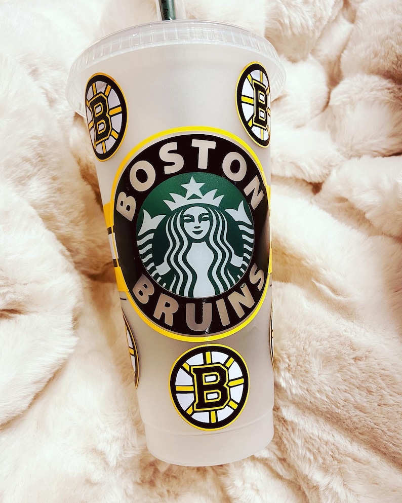 Personalized Sports Team Starbucks Cup | Hockey Fan | Les Canadiens I Boston Bruins | Pittsburgh Penguins |Personalized Gifts 