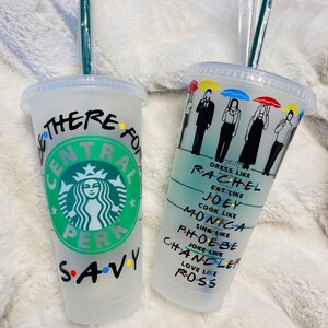 Friends inspired Starbucks Cold Cup | Personalized Tumbler | Birthday Gifts | Fashion cup | Gift for Best Friend | TV Show | Central Perk image 6