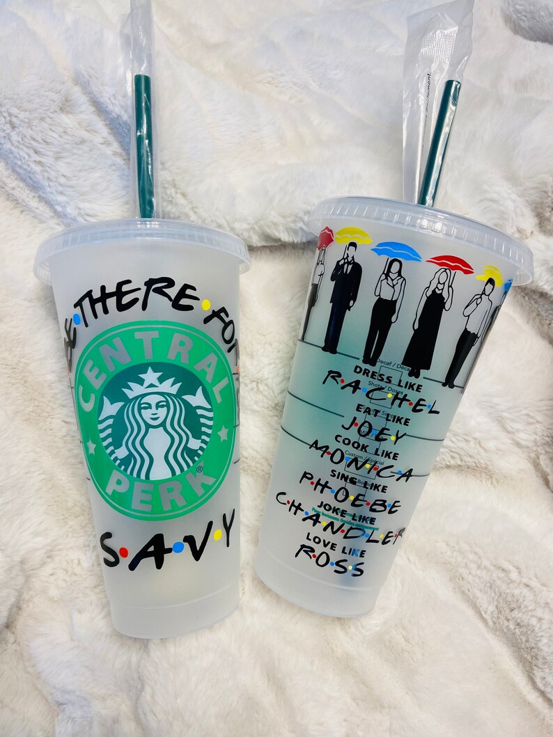 Friends inspired Starbucks Cold Cup | Personalized Tumbler | Birthday Gifts | Fashion cup | Gift for Best Friend | TV Show | Central Perk image 6