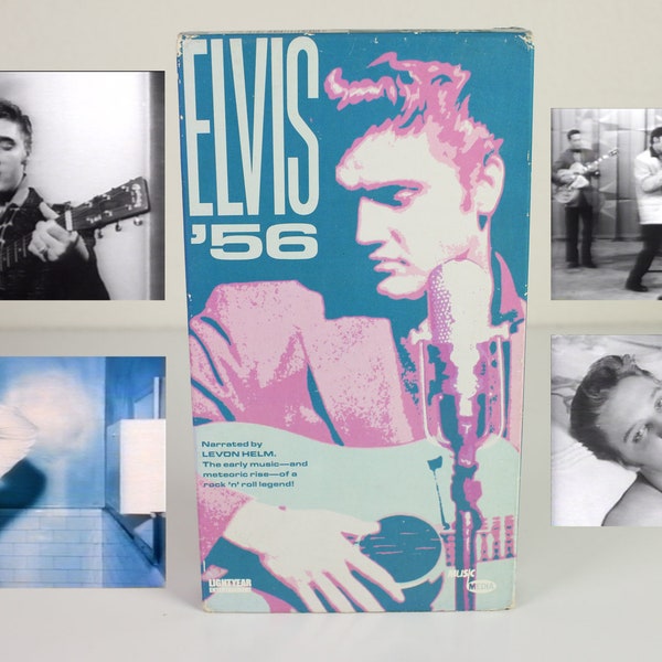 VHS Tape - Elvis '56 - Rare Film Photos & Recordings of Elvis in 1956