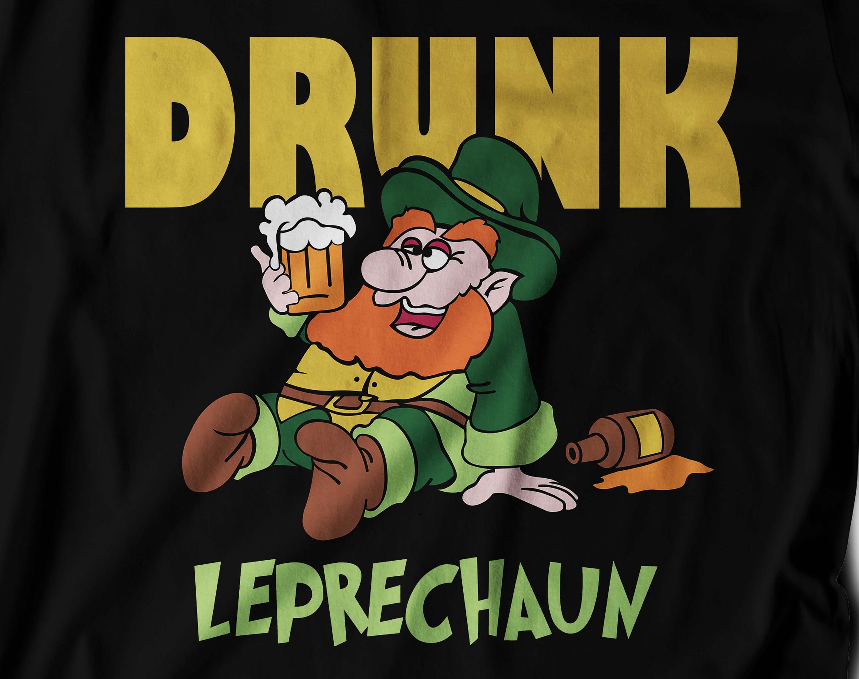 Drunk Leprechaun SVG Cut File for St Patrick&rsquo;s Day, Funny St Paddys SVG
