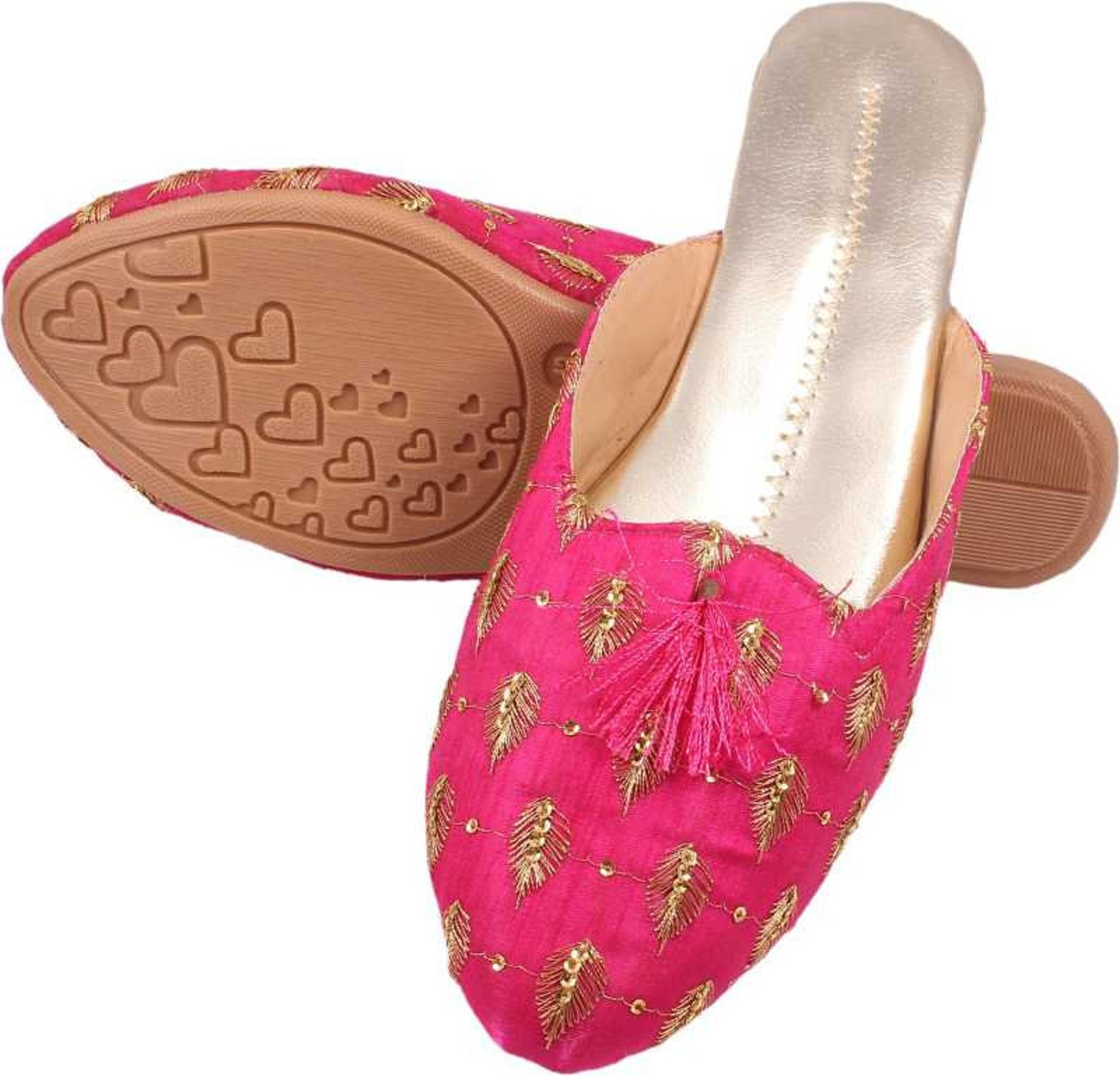 Handmade Indian Flat mojari Woman Juti Rajasthani Ethnic shoes Etsy