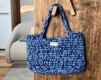 easy crochet shopper bag pattern / TWINNY MAXI